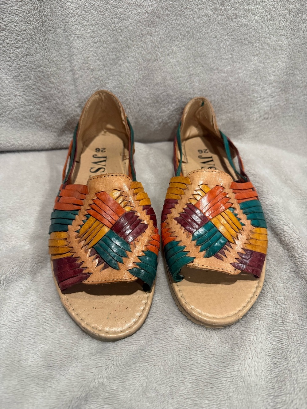Handwoven  Huarache Sandals - Multi Color